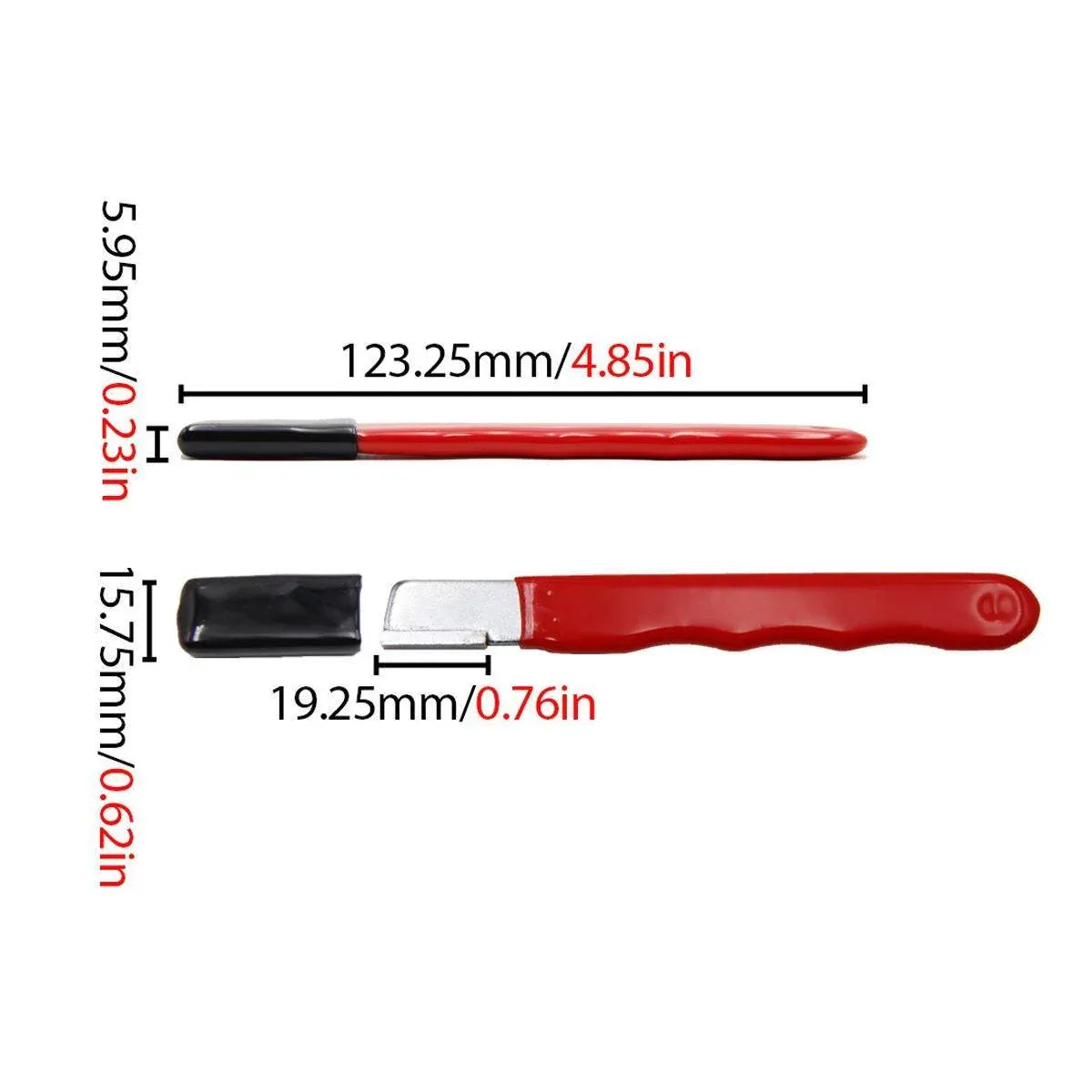 5pcs Handheld Tool Knife Sharpener Quick Red