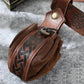 1-Piece Brown Medieval-Style Belt Pouch