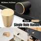 Modern Simple Cabinet Handle Single Hole Drawer Pull for Wardrobe Door Furniture - Copper