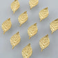 Leaf Shape Cabinet Door Handle Drawer Pull Modern Decorative Furniture Handle