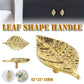 Leaf Shape Cabinet Door Handle Drawer Pull Modern Decorative Furniture Handle