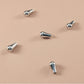 Pure Copper Wardrobe Handle Bright Silver Round Ball Egg Shaped Drawer Pull - Round