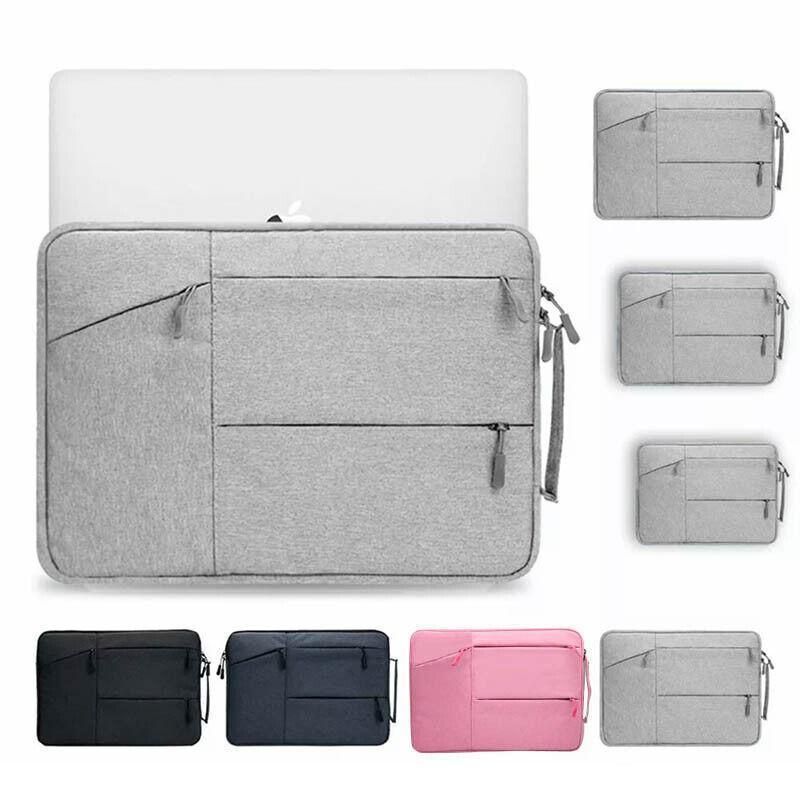 Laptop Sleeve Travel Bag Carry Case For MacBook Air Pro 14.1”-15.4” - Light Grey