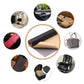 2X Self Adhesive Leather Repair Patches Kit for Sofa Couch Auto Interior Use - Brown