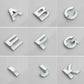 A-Z Alphabet Letters Car Sticker Self Adhesive Auto Badge Emblem 3D Chrome Good - M