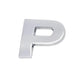 A-Z Alphabet Letters Car Sticker Self Adhesive Auto Badge Emblem 3D Chrome Good - P