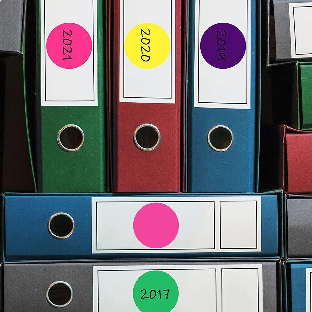 Green Assorted Sizes Colour Sticker Dots Adhesive Round Labels Circular Spot Scrapbook - 8mm*260 Dots