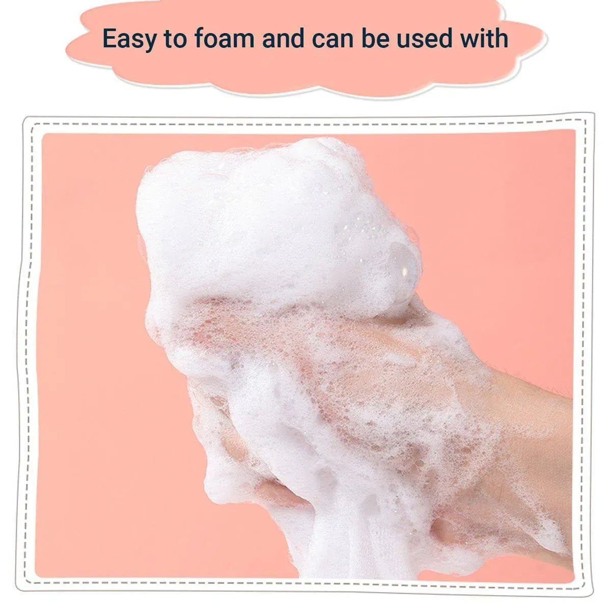 Multi Purpose Foaming Net Facial Cleanser Foaming Mesh Hand Soap Foaming