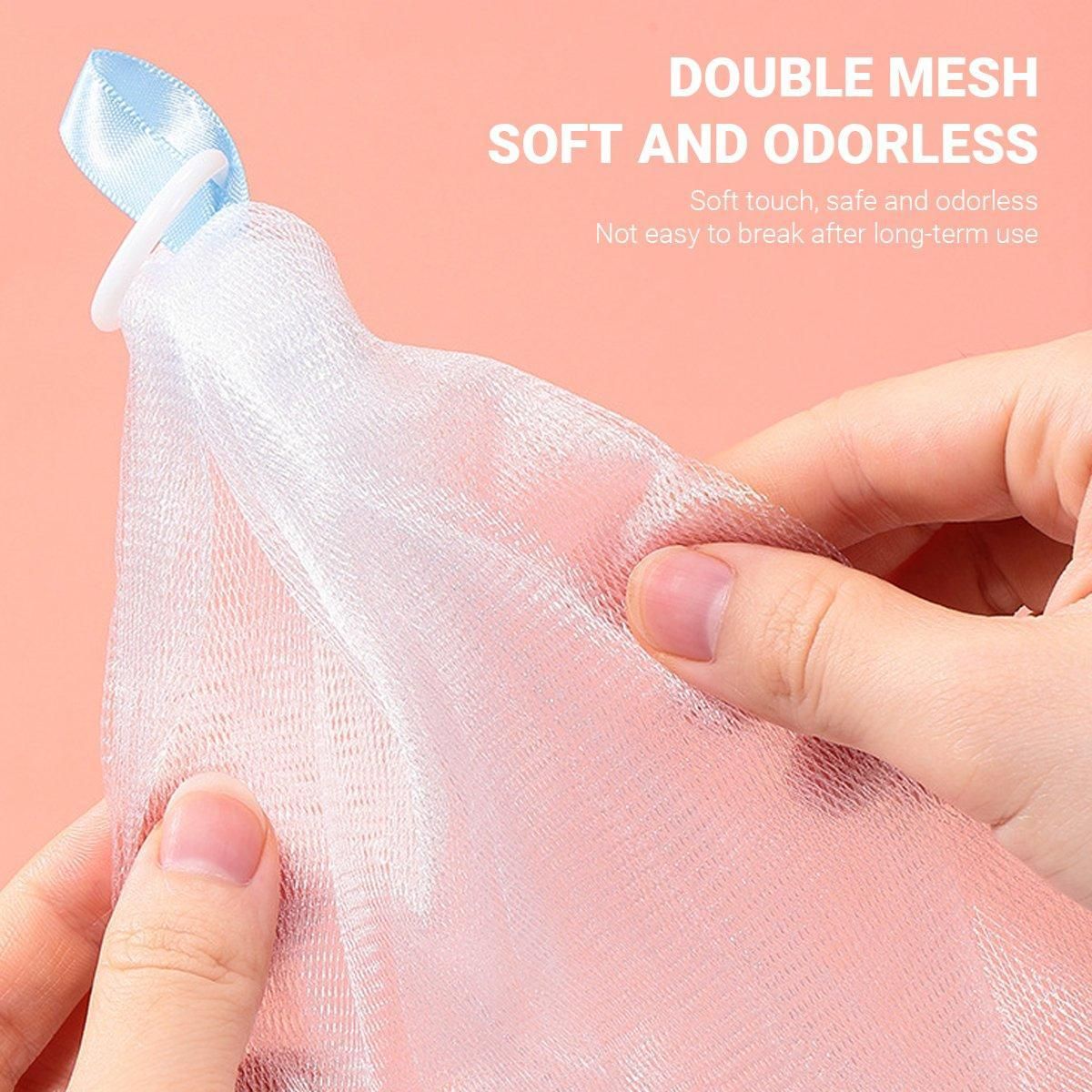 Multi Purpose Foaming Net Facial Cleanser Foaming Mesh Hand Soap Foaming