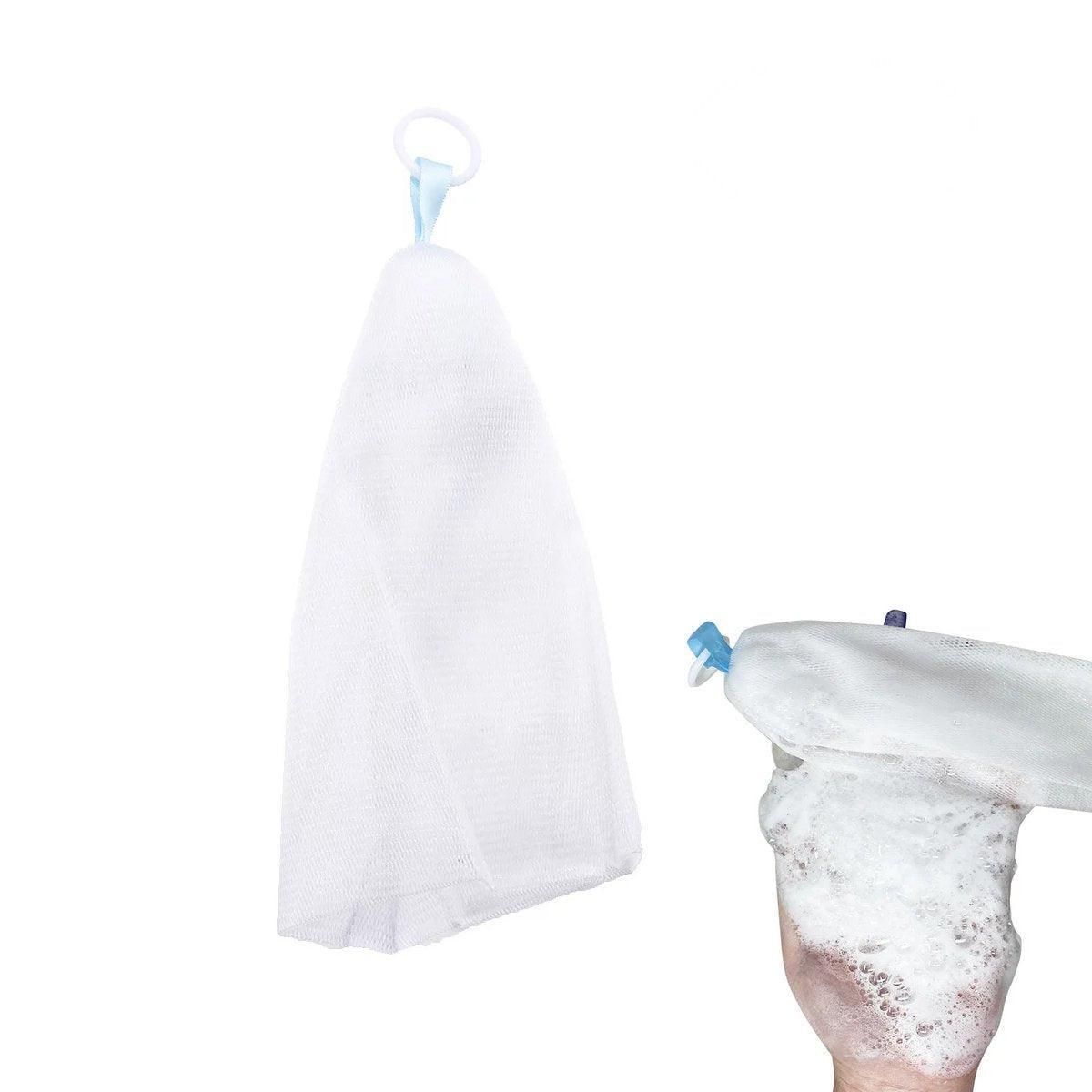 Multi Purpose Foaming Net Facial Cleanser Foaming Mesh Hand Soap Foaming