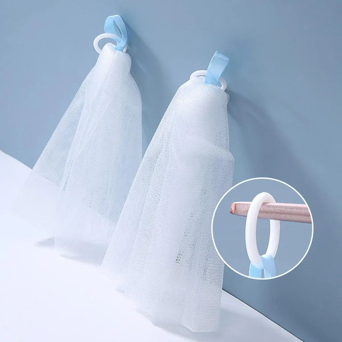 Multi Purpose Foaming Net Facial Cleanser Foaming Mesh Hand Soap Foaming