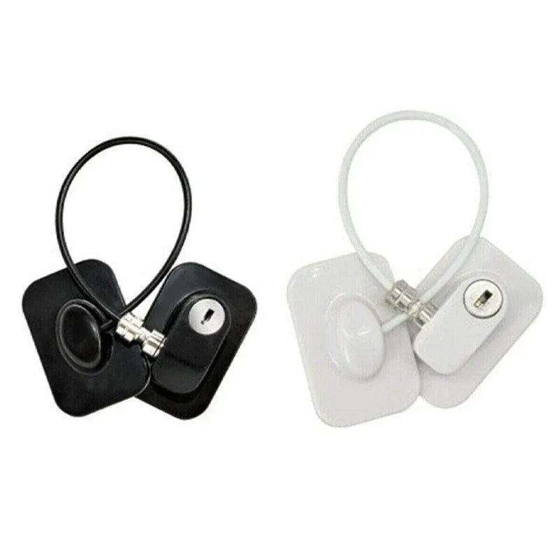 Refrigerator Lock Fridge Cabinet Child Safety Window Door Drawer Latches W/ Keys