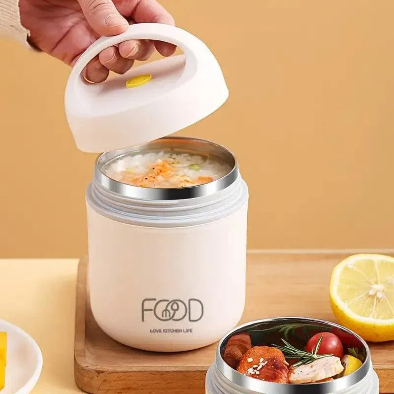 3pcs Insulated Lunch Box Soup Container Portable Breakfast Food Storage Box Set