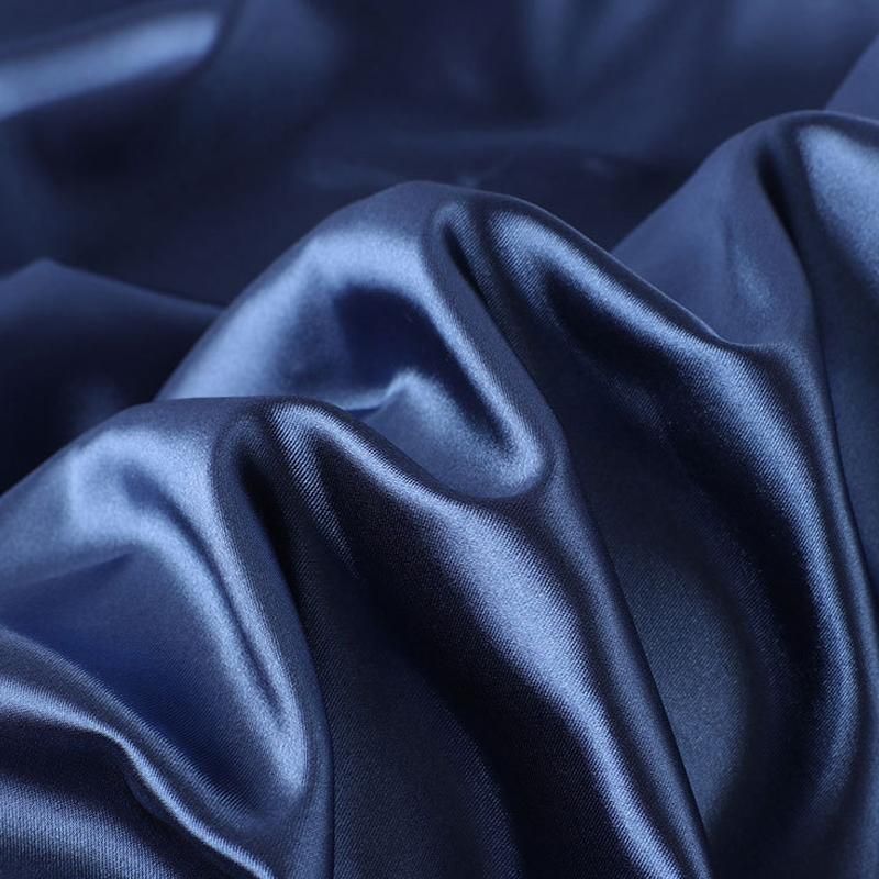 Pure Soft Silk EyeShade Blindfold Sleep Eye Mask Cover Light Shade Travel Relax - Navy