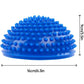 Spiky Massage Ball PVC Half Round Yoga Exercise Foot Hand Cushion - Pink