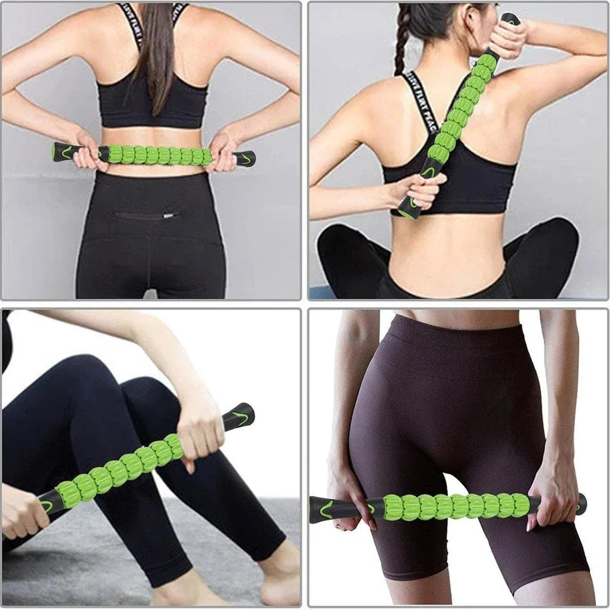 Muscle Massage Sticks Fitness Sport Fascia Rods High Strength Relaxation Roller - Blue