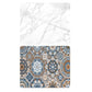 Washing Machine Water Absorbent Mat Quick Dry Dust Proof for Laundry Room Use - Colourful Print