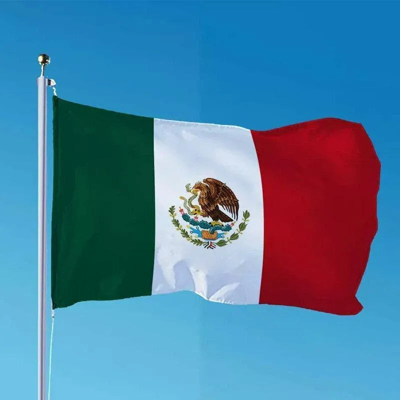 Large Mexico Mexican Flag Heavy Duty Outdoor Mx 90X150Cm - 3X5Ft