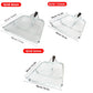 Stainless Steel Soil Sifter Drain Shovel Gardening Mesh Screen Filter Durable - 60MM