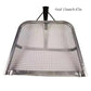 Stainless Steel Soil Sifter Drain Shovel Gardening Mesh Screen Filter Durable - 60MM
