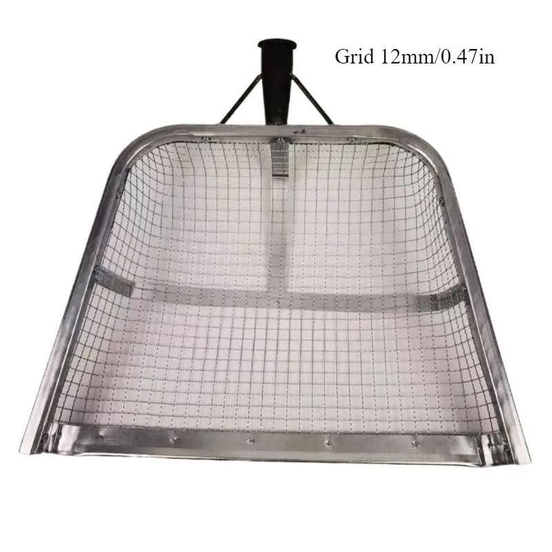 Stainless Steel Soil Sifter Drain Shovel Gardening Mesh Screen Filter Durable - 60MM