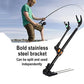 Bracket Fishing Rod Holder Multi Functional Rod Stand for Fishing and Outdoors - Blue-170cm