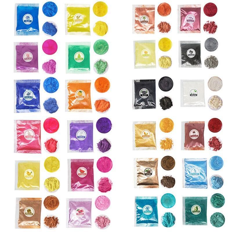 Mica Pigment Pearl Powder Resin Epoxy Premium Soaps Candle Bath Bomb Art Craft - Flow Golden