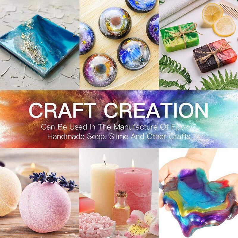 Mica Pigment Pearl Powder Resin Epoxy Premium Soaps Candle Bath Bomb Art Craft - Watermelon