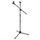 Foldable Adjustable Microphone Tripod Stand Durable NonSlip Stage Studio Karaoke