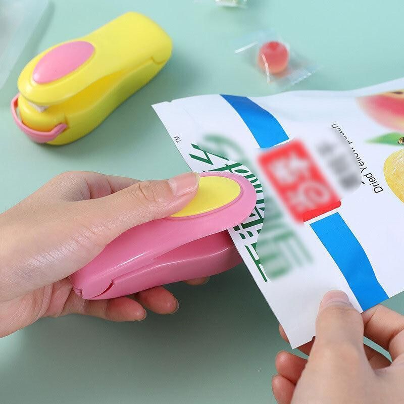 Handheld Mini Heat Sealer Poly Bag Sealing Machine Food Portable Plastic Small - White