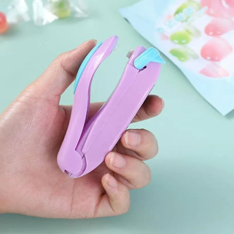 Handheld Mini Heat Sealer Poly Bag Sealing Machine Food Portable Plastic Small - White