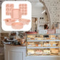 6PCS Silicone Cake Mould Set Baking Pans Nonstick Cupcake Cookie Tools Reusable - Green