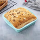 6PCS Silicone Cake Mould Set Baking Pans Nonstick Cupcake Cookie Tools Reusable - Green
