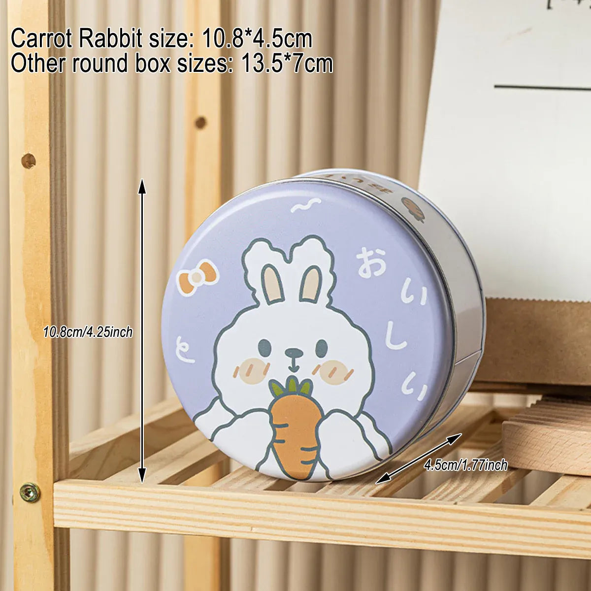 10PCS Cookie Tin Box Metal Biscuit Gift Box Candy Packaging Dragon Year Baking - Bread Bear (bump)