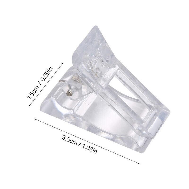 5-50Pcs Nail Tips Clip Clamps For Poly Gel Quick Building Extension Builder Tool - 5PCS