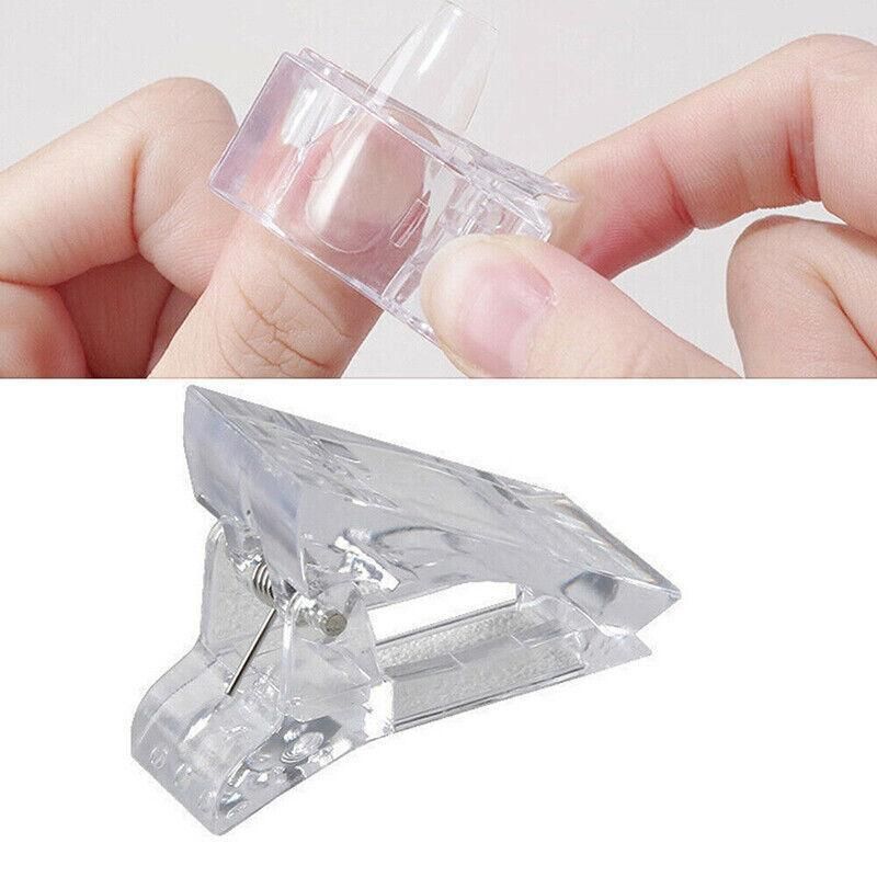 5-50Pcs Nail Tips Clip Clamps For Poly Gel Quick Building Extension Builder Tool - 5PCS