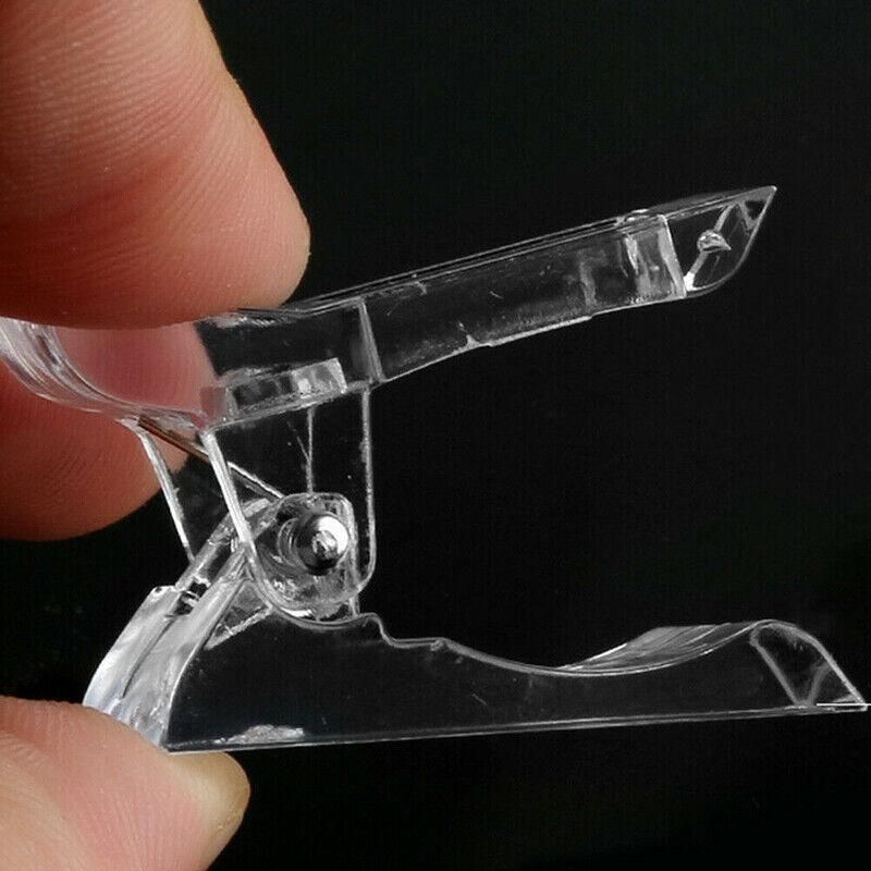 5-50Pcs Nail Tips Clip Clamps For Poly Gel Quick Building Extension Builder Tool - 5PCS