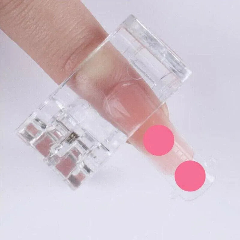 5-50Pcs Nail Tips Clip Clamps For Poly Gel Quick Building Extension Builder Tool - 5PCS