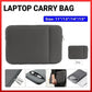 Grey Laptop Macbook Notebook Sleeve Bag Travel Carry Case Cover For 11 13 14 15 Inch Lap Top - 13Inch