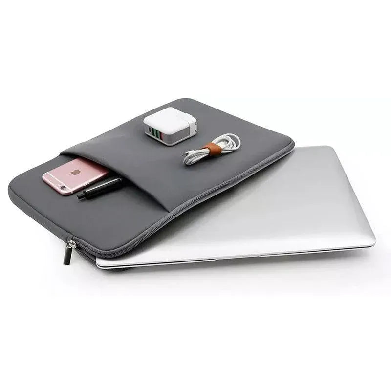 Grey Laptop Macbook Notebook Sleeve Bag Travel Carry Case Cover For 11 13 14 15 Inch Lap Top - 13Inch