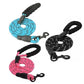 Nylon Training Dog Leash Heavy Duty Pet Products Strong Rope Recall Lead Leashes - Pink