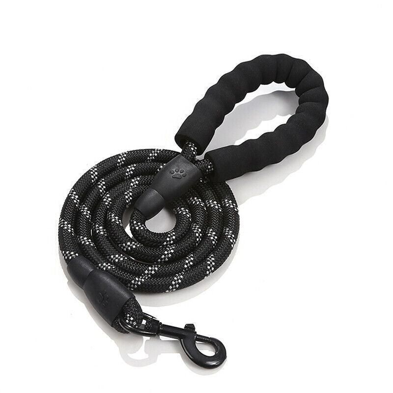 Nylon Training Dog Leash Heavy Duty Pet Products Strong Rope Recall Lead Leashes - Pink