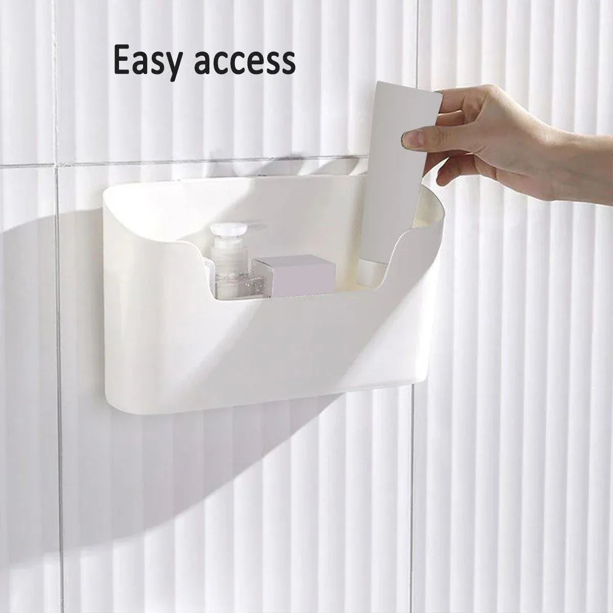 2PCS Wall Mounted Storage Rack Kitchen Bathroom Cabinet Door Sundries Holder