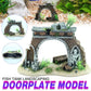 Fish Tank Landscape Archway Door Plate Decoration Fish Shrimp Shelter Aquarium
