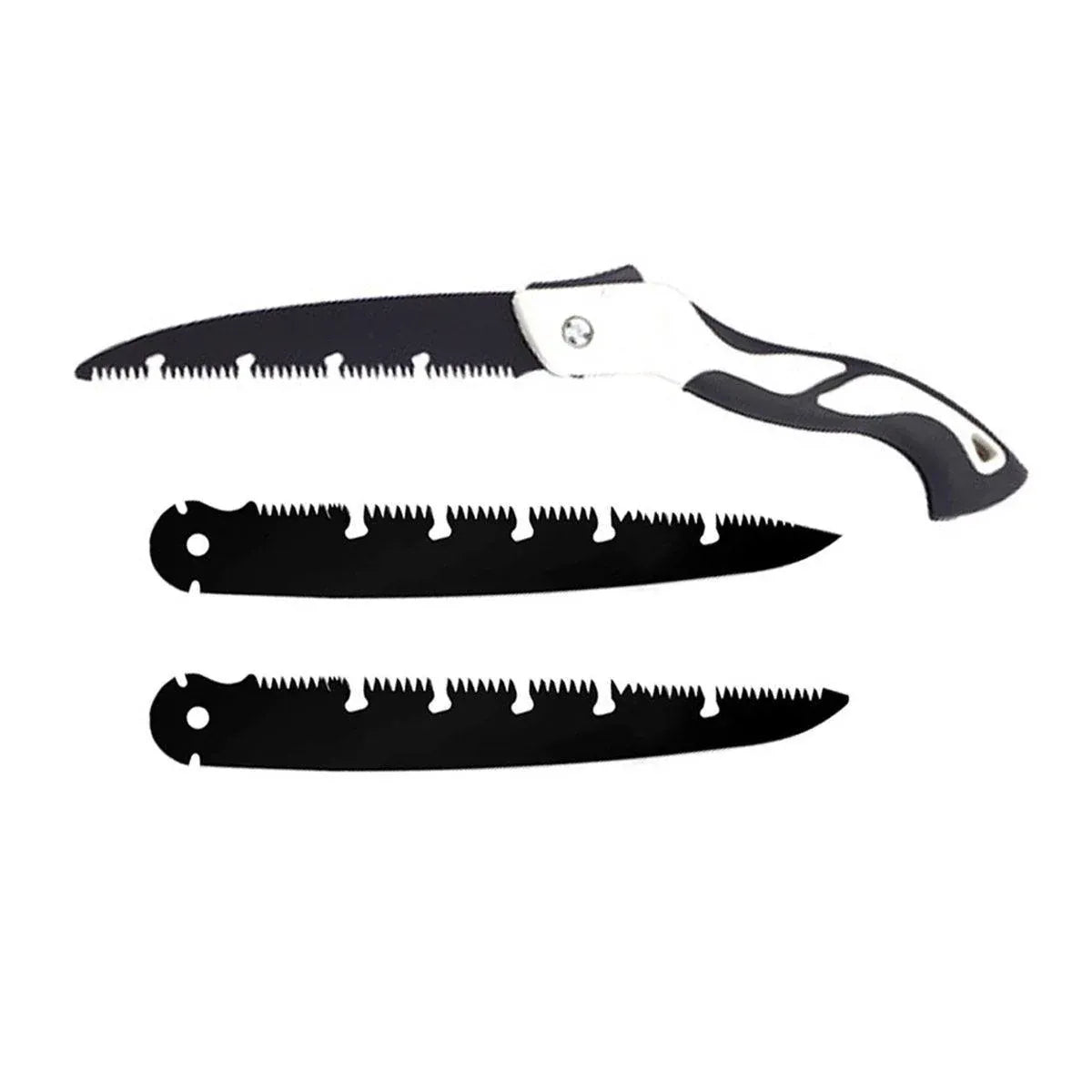 Folding Outdoor Hand Saw Portable Quick Cutting Pruning Garden Tree Logging Tool - 210mm