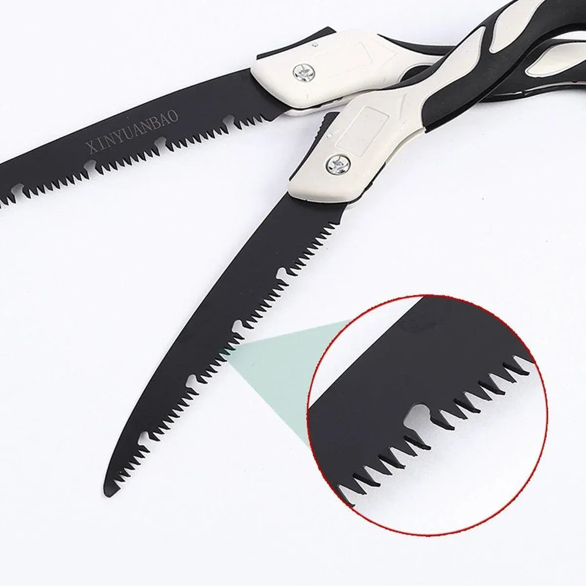 Folding Outdoor Hand Saw Portable Quick Cutting Pruning Garden Tree Logging Tool - 210mm