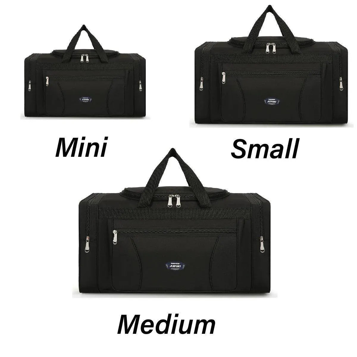 Large Capacity Waterproof Travel Luggage Bag Lightweight Foldable Handbag - Mini-Blue