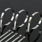 20X Stainless Steel Cable Ties S304 Marine Grade Zip Strap Locking Wrap 100-800Mm - 7.9x600mm
