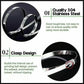 20X Stainless Steel Cable Ties S304 Marine Grade Zip Strap Locking Wrap 100-800Mm - 7.9x600mm