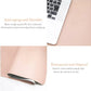 Large Leather Gaming Mouse Pad Waterproof Desk Keyboard Mat 120 x 60cm - Dark Blue